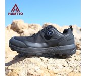 Zapatillas HUMTTO para correr, zapatillas transpirables resistentes al agua para hombre, zapatos informales de diseñador de lujo para senderismo para hombre 39 negro
