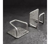 Soporte de acero inoxidable para esponjas y tapas de ollas - Estante de cocina de pared sin perforaciones 1 nail-free glue + a pair of auxiliary stickers