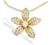 Les Trésors De Lily [L7061] - Collar bañado en oro 'Vahiné' oro blanco - 20 mm oro