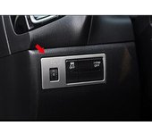 ABS Chrome For Mazda 2 Demio DL Sedan DJ Hatchback LHD 2015 2016 2017 car headlight switch ESP button cover trim negro