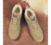 Botas de nieve con cordones para hombre, zapatos de invierno para hombre, cálidos, resistentes al frío, antideslizantes, de marca, cómodos, a la moda, en oferta, ofertas originales de piel. 39