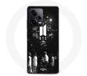 Coque Maniacase pour Xiaomi Redmi Note 12 Pro 5G bts signature nuit etoilé