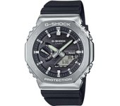 Casio Reloj analógico digital negro redondo G-SHOCK GBM-2100-1AJF [modelo G-SHOCK con cubierta metálica] para hombre