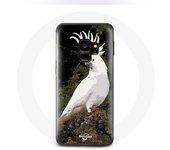 Coque pour Samsung Galaxy S9 Cacatoes Perroquets Blanc sur l'arbre