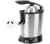 Exprimidor eléctrico de 800 W con mango cómodo de acero inoxidable para naranjas, limones y limas. L