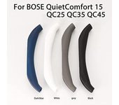 Funda para diadema para Bose QuietComfort 15 QC25 QC35 QC45, diadema de silicona lavable con auriculares Bose QuietComfort 15 QC25 QC35 QC45 blanco