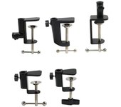 Clip de plástico para lámpara de escritorio, soporte de luz en voladizo de metal, soporte duradero para tableta, accesorios de iluminación 1