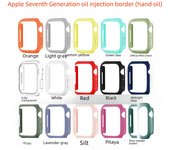 Funda protectora de PC semienvuelta con diseño hueco para Apple Watch 44mm (Series 4-6/SE)