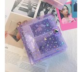 Álbum de fotos con 100/200 bolsillos, 3/5 pulgadas, soporte para álbum láser, bolsa para tarjetas de presentación, carpeta para tarjetas fotográficas con estrellas, álbum instax mini