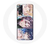Coque pour Vivo Y72 Tanjiro Inosuke et Zenitsu Demon Slayer Kimetsu no Yaiba Manga