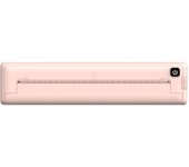 Impresora portátil Impresora inalámbrica sin tinta compatible con impresora de papel térmico BT de 8,26  x 11,69 0 color rosa
