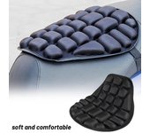 Cojín universal para asiento de motocicleta, de espuma negra, suave, cómodo y transpirable, para motocicletas y bicicletas eléctricas. negro