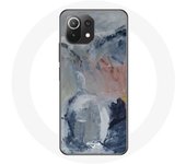 Coque pour Xiaomi Mi 11 Lite Fond de texture abstraite gris