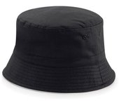 Beechfield Sombrero de pescador reversible unisex para adultos L-XL gris claro/negro