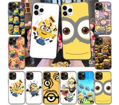 Funda para Xiaomi Poco X6 X4 M5 M6 F5 F6 C65 C55 C50 C51 C40 Redmi Note 7 8 14C A3X 13C 12C 11 10A 9C Pro Cubierta Blanda Negra MI31 Minions Divertidos Redmi Note 13 Pro Plus 5G ciervo