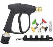 Pistola de agua a presión para limpieza de coche, conector de manguera para Karcher Nilfisk Parkside Bosch, boquillas de conector rápido