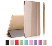 Para iPad Air 2 1 funda 9,7 pulgadas 2017 2018 iPad 5 6 5th 6th funda trasera suave de silicona funda delgada de cuero Pu funda inteligente fundas para tabletas blanco