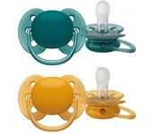 Avent Sucette Ultra Douce 6-18m Neutro Lote de 2