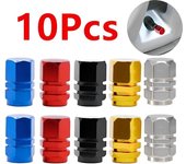 10 tapas para válvulas de neumáticos de coche, cubiertas de aluminio para llantas de coche, resistentes al agua y al polvo, para BMW, accesorios para automóviles y motos 10PCS Plastic Mini