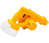 Soplador eléctrico soplador de hojas inalámbrico, máquina de soplado de polvo pequeña Industrial de gran potencia, de mano Blower Only amarillo