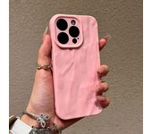 Funda de teléfono con patrón de pliegue suave para iPhone 11 12 13 14 15 Pro Max X Xs XR Max Plus, funda de silicona con parachoques de caramelo For iPhone 11