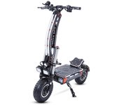 Patinete eléctrico para adultos HAlO KNIGHT T107Max de 14 pulgadas con neumáticos de carretera y potencia máxima de 4000 W para conducción urbana. negro