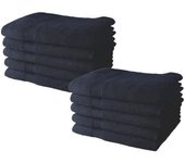 Lot de 10 serviettes de Toilette TODAY 50x90 cm 100% Coton - Navy