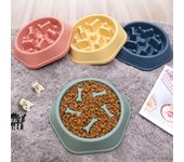 Nuevo cuenco de comida para perros y mascotas, cuenco para comida para cachorros que come despacio, cuenco para prevenir la obesidad, suministros para perros, almacenamiento de alimentos, envío directo verde
