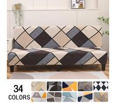 Funda elástica para futón, funda para sofá sin brazos, funda para sofá cama, funda para sofá, funda protectora para muebles con base elástica, 1 unidad 90*140cm