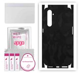 apgo Protective Skin Sticker for the back+sides compatible with Realme X50 Pro 5G, Full Wrap Film, Foil, Vinyl - Pattern Black Camo