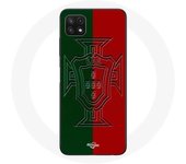 Coque maniacase pour Samsung Galaxy A22 5G portugal logo vert et rouge