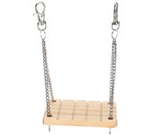 Hamaca de madera para hámster, columpio, cama colgante, jaula, juguete molar para ejercicio