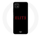 Coque pour Samsung Galaxy A22 5G Elite Saison 5 Logo Rouge Fond Noir