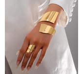 Conjunto de joyas de moda para mujer oro