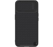Funda Nillkin Textured S Rugged para iPhone 14 con cubierta para cámara, color negro