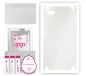 apgo Protective Skin Sticker for the back+sides compatible with Apple iPhone 8 Plus, Full Wrap Film, Foil, Vinyl - Pattern Matte Transparent