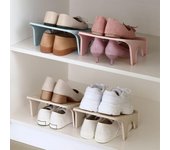Zapatero de doble estante, armario, organizador de almacenamiento de zapatos, estante multifuncional para el hogar, Zapatero multiusos beige