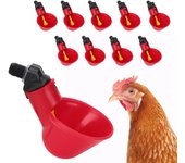 10 bebederos automáticos para pollos, cuencos de agua, herramientas para beber, accesorios para jaulas.