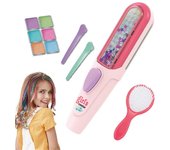 Juguetes de maquillaje para niñas, simulación de niños, cosméticos, tinte para el cabello, accesorios, juego de casitas 6 PCS
