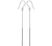 Les Trésors De Lily [K5905] - Boucles Argent 'Chorégraphie' argenté (rhodié) - 9 cm plata