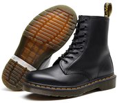 Botas clásicas retro para hombre y mujer, botas cortas de cuero suave estilo británico para parejas 39 negro
