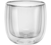 Vaso de té de doble pared ZWILLING de 240 ml, 2 unidades, aislamiento térmico, doble capa, apto para microondas, japonés.