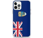 Coque Télephone Drapeau Sainte-Hélène, Ascension et Tristan da Cunha - iPhone 12 Pro