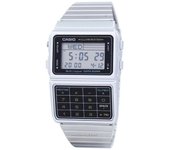 Casio Digital Stainless Steel Data Bank Multi-Lingual DBC-611-1DF DBC611-1DF Reloj Hombre gris