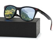 Gafas de sol polarizadas con estilo para hombres y mujeres, gafas de sol cuadradas Vintage de diseñador de lujo, gafas de conducción Uv400 de moda Unisex