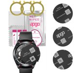 3 protectores de pantalla de vidrio híbrido mate apgo para Honor Watch Magic, sustituto de vidrio templado, no se agrieta