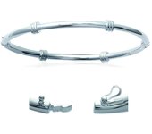 Les Trésors De Lily [M7306] - Pulsera de plata 'Thai' de plata - 60 mm 5 mm plata