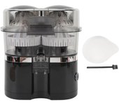 Exprimidor de cítricos eléctrico de doble cabezal, 100 W, 15 000 RPM, portátil, para naranja, limón, lima y kiwi. L