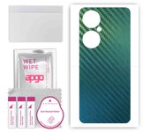 apgo Protective Skin Sticker for the back compatible with Huawei Nova 11i, Wrap Film, Foil, Vinyl - Pattern Carbon Chameleon CAKA1