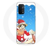 Coque pour Oppo A74 Anime One Piece Luffy Le jour de Noël 2023